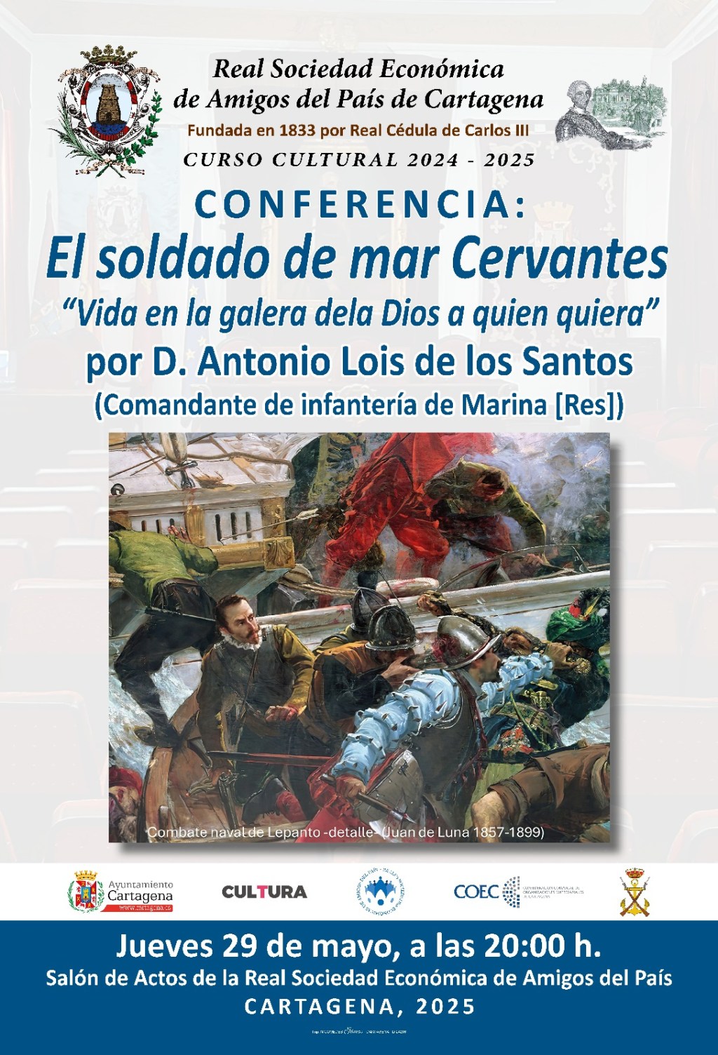 Cervantes, soldado de&nbsp;mar.