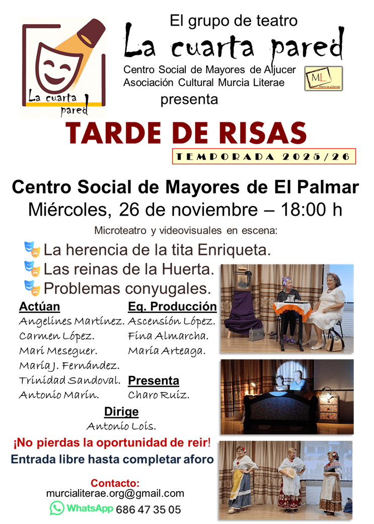 «Tarde de risas» llega a El&nbsp;Palmar